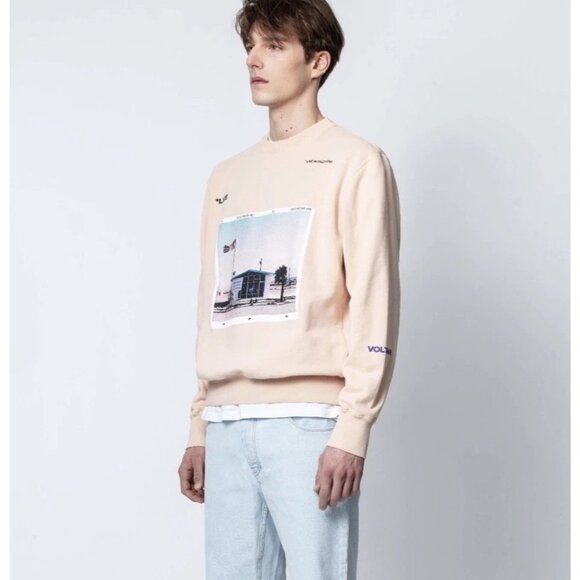 Zadig & Voltaire Men's LG Simba Life Photoprint Crewneck Sweatshirt - Picture 3 of 12